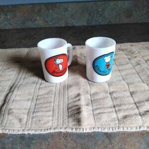 Snoopy and Charlie Brown child size cups